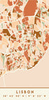 Black Maps Earth Tones 39 Plakat - Posterbox