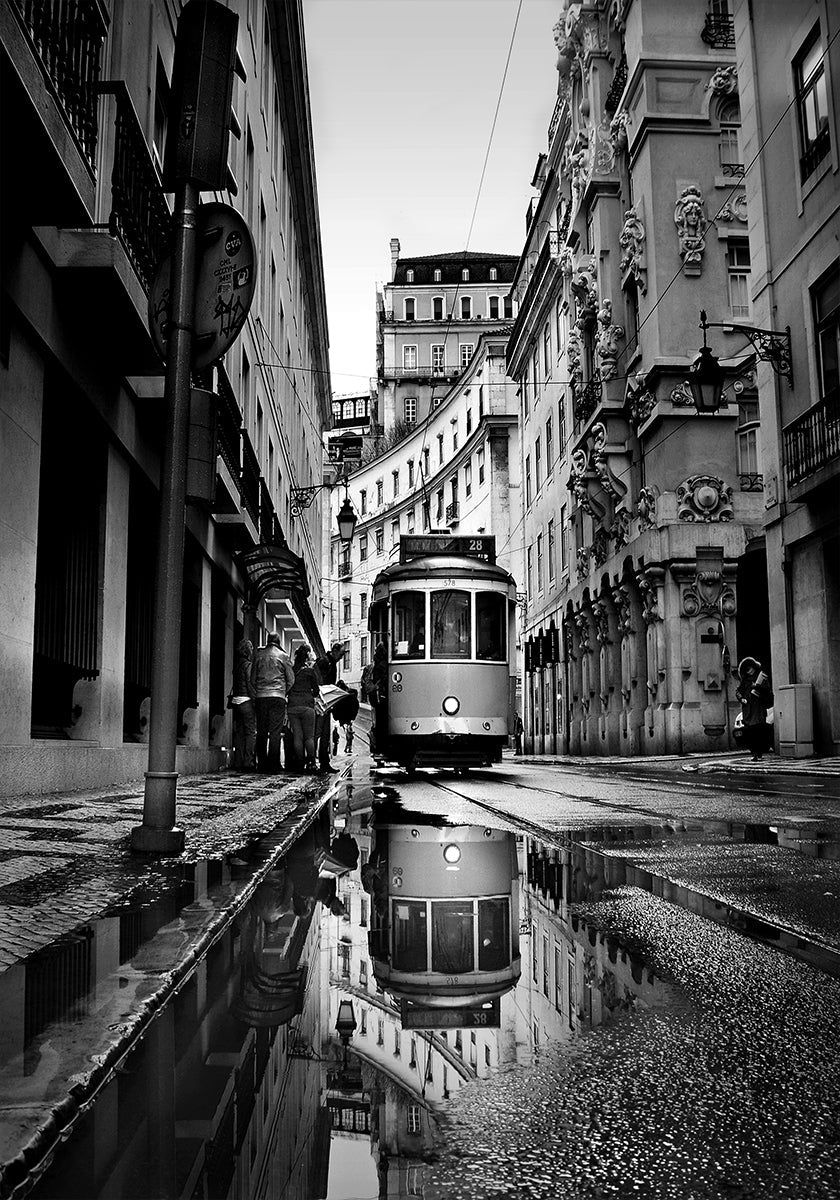 Rainy days in Lisbon Plakat - Posterbox
