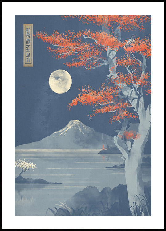 Crimson Leaves, Silent Steps Plakat - Posterbox