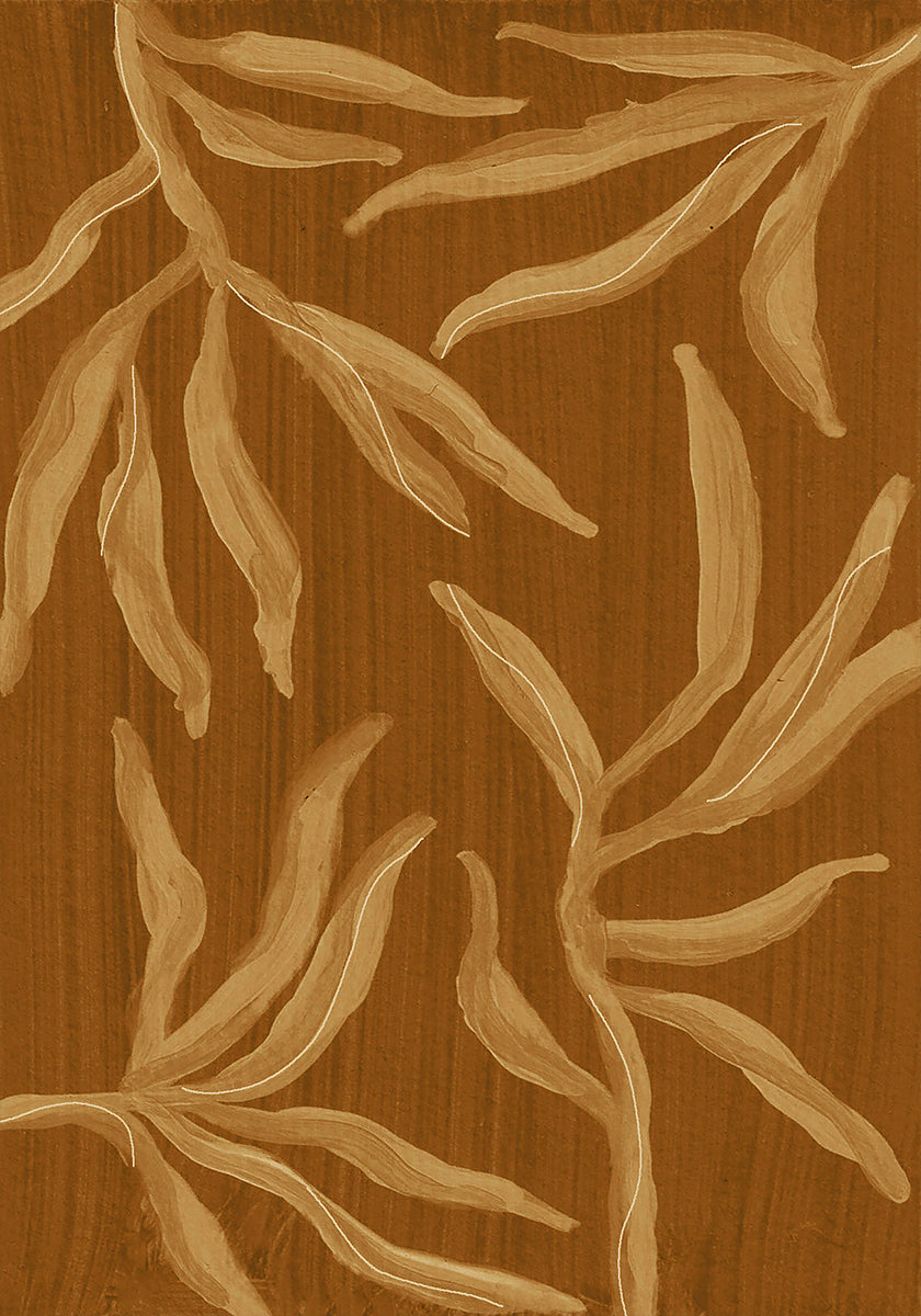 Ghost Fern 2 Sepia (NEW) - Posterbox