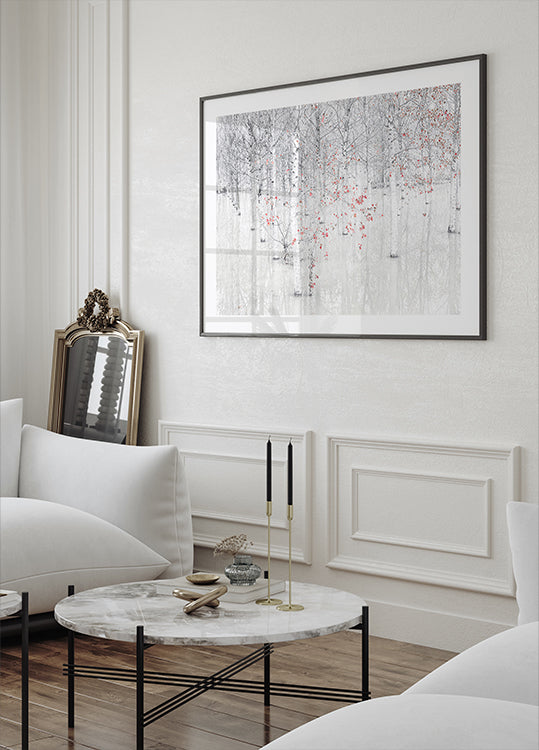 Red & white Plakat - Posterbox