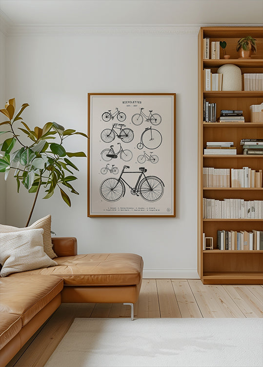 Bicyclettes Plakat - Posterbox