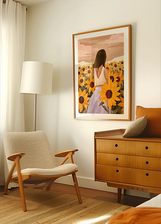 Sunflower Evenings Plakat - Posterbox