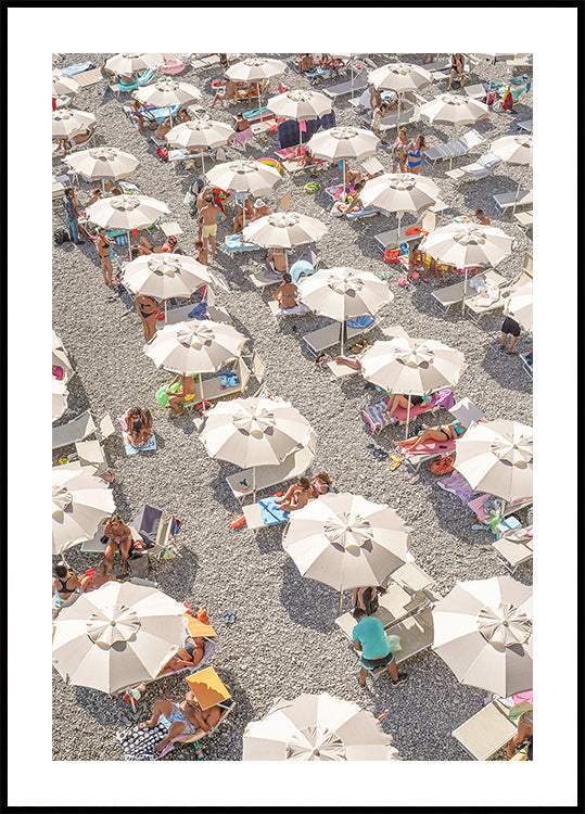 Amalfi Beach Umbrellas (NEW) - Posterbox