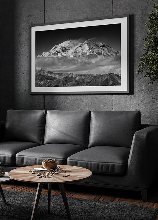 Denali from the opposing ridge line Plakat - Posterbox