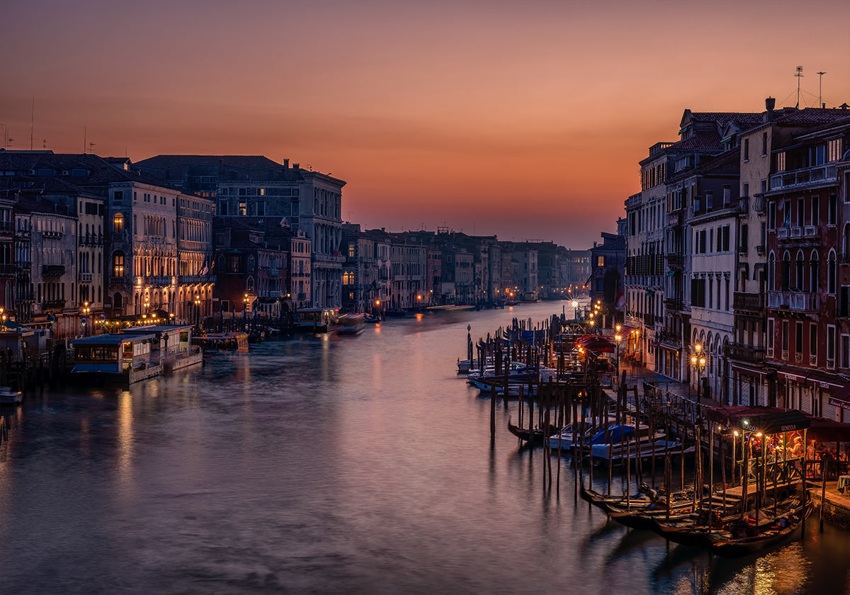 Venice Grand Canal at Sunset - Posterbox