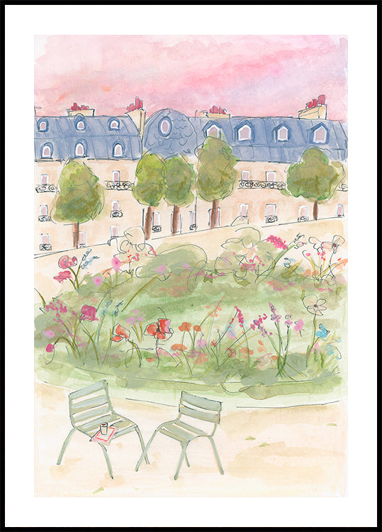 Parisian Garden - Posterbox