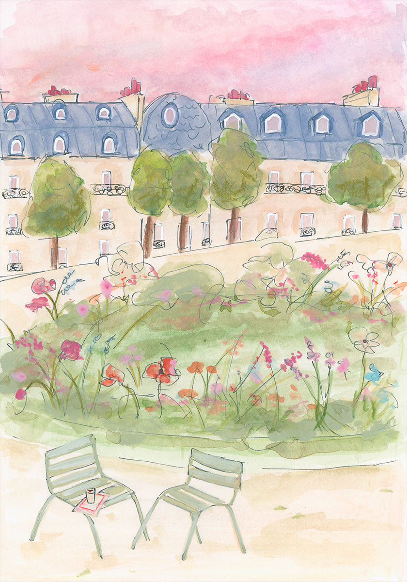 Parisian Garden - Posterbox