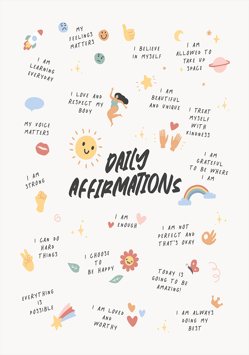 Daily Affirmations No2 Plakat - Posterbox