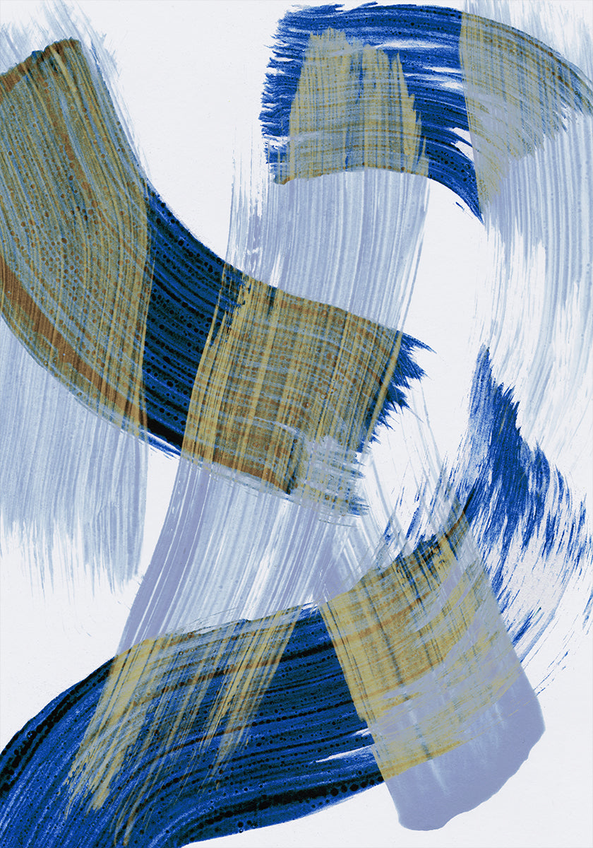 Abstract Brush Strokes 13 Plakat - Posterbox