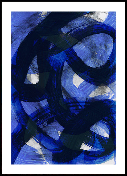 Abstract Brush Strokes 147 Plakat - Posterbox