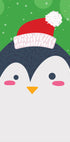 Festive Penguin Joy Plakat - Posterbox
