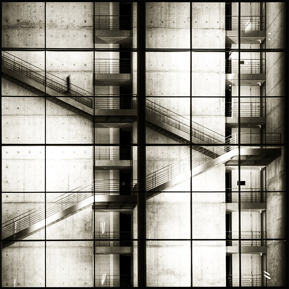 Abstrakt Stairs Plakat - Posterbox