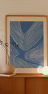 Blue Line Art Pattern (NEW) - Posterbox