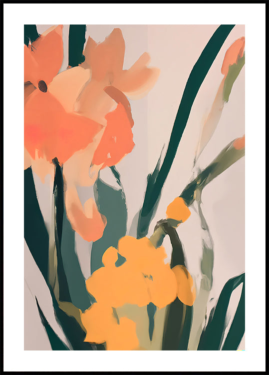 Colorful Flowers Plakat - Posterbox
