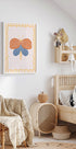Blue Burnt Orange Moth (NEW) - Posterbox