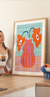 Colorful Clay Blooms Plakat - Posterbox