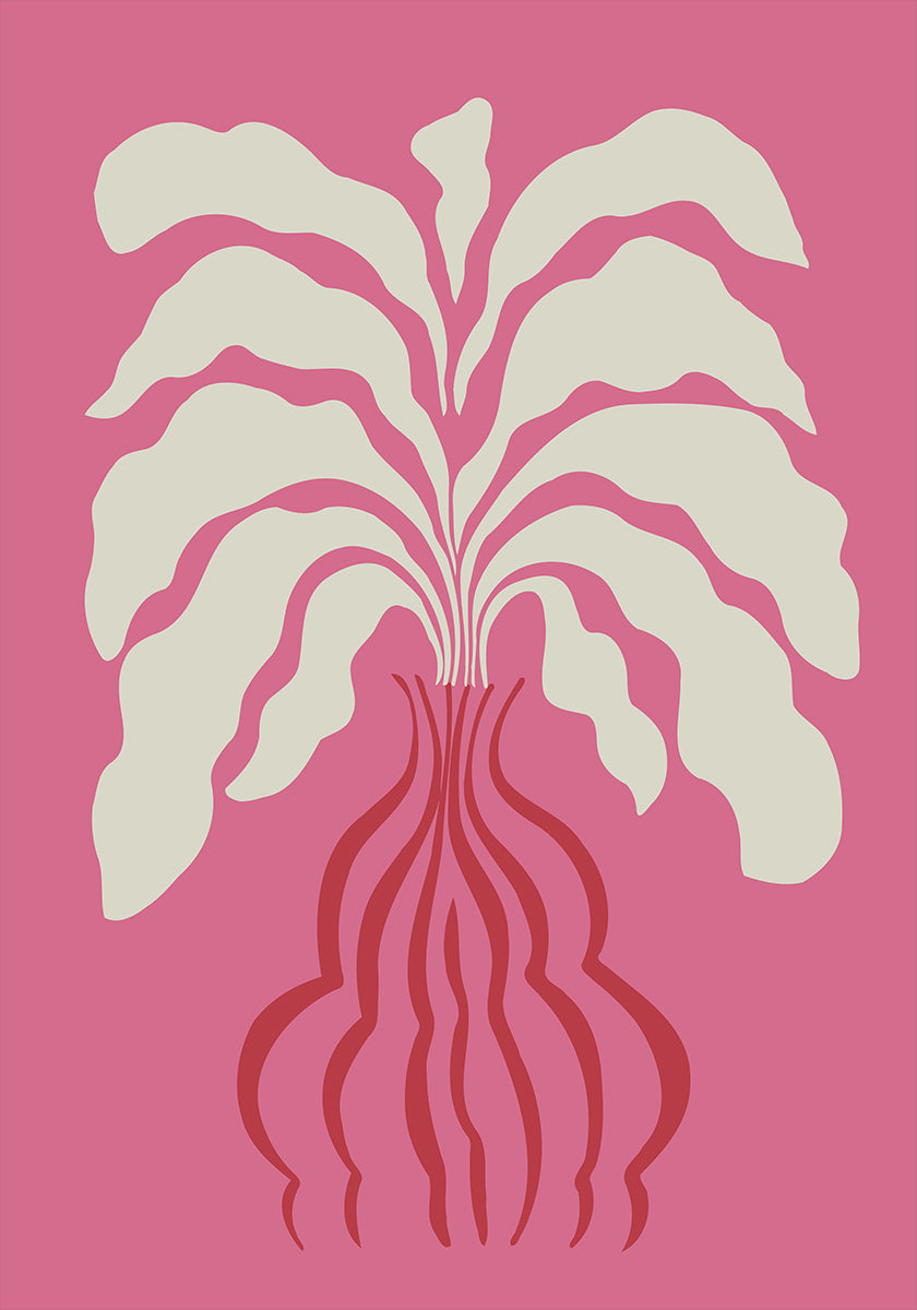 Minimal Leaf and Vase (NEW) - Posterbox