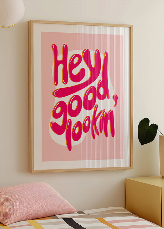 Gut aussehendes Poster