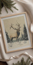 Elk Holiday Poster Plakat - Posterbox