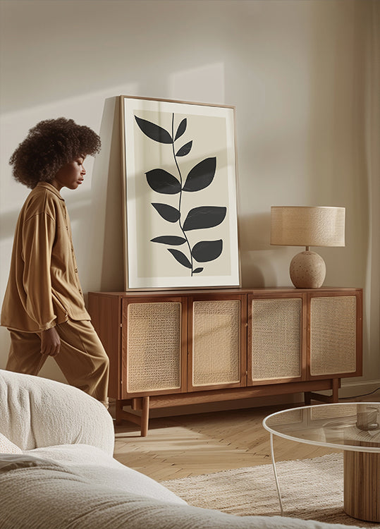 Minimales Pflanzenposter