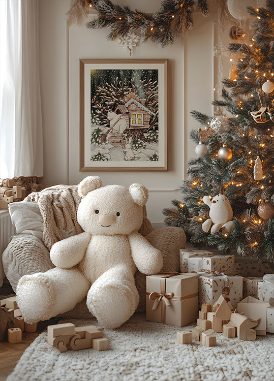 Christmas Treehouse Plakat - Posterbox