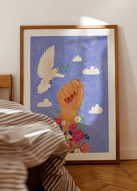 Feministisches Faustplakat