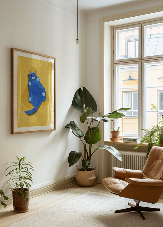 Poster mit fetter Katze