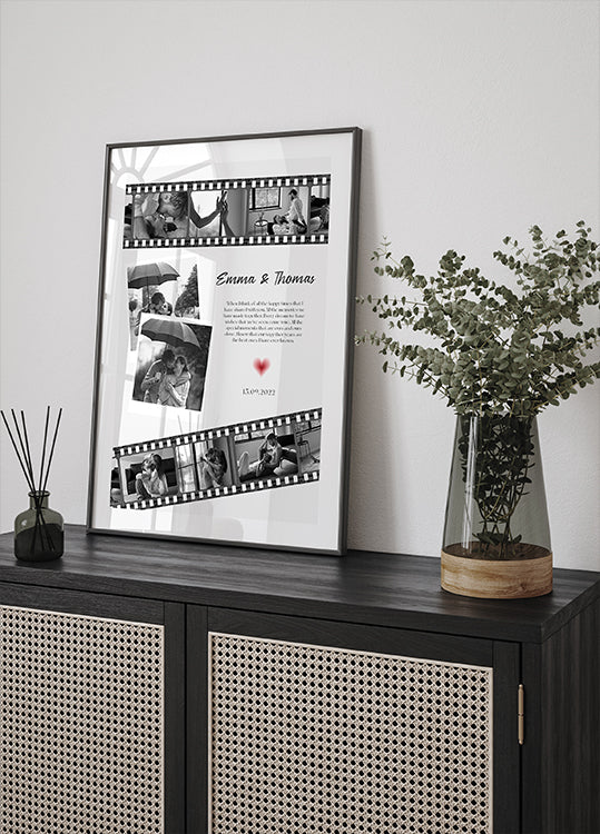 Jubiläumsfilm-Fotocollage-Poster