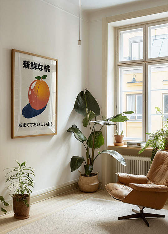 Fresh Peach It's sweet and delicious! (NEW) - Posterbox