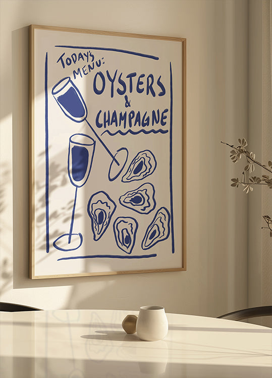 Das heutige Menü-Delight-Poster