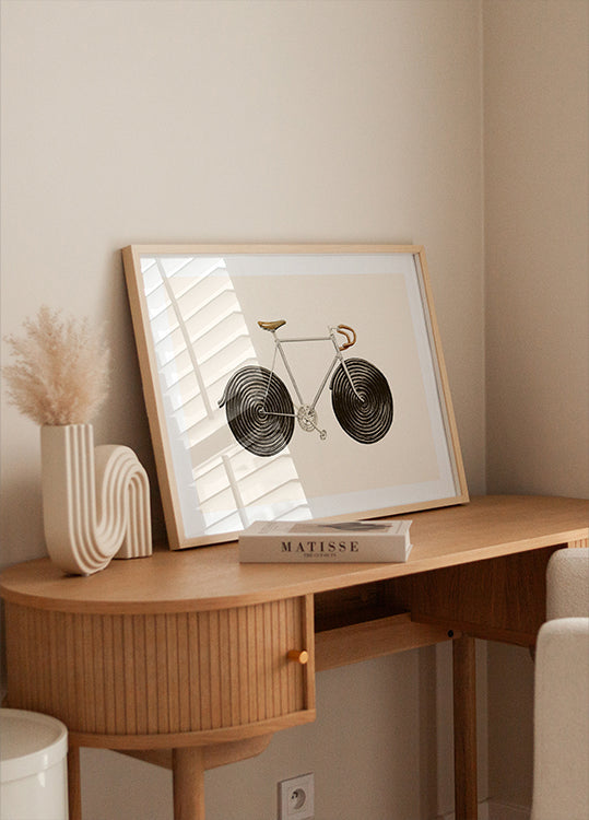 Lakritze-Fahrrad-Poster