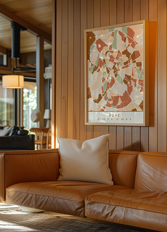 Black Maps Erdtöne 72 Poster