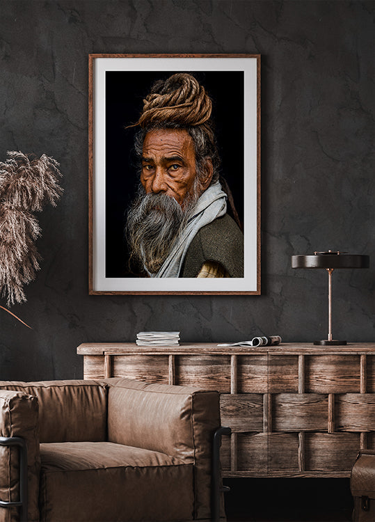 Porträt eines Sadhu...