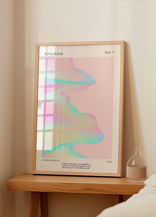 Kraftvolles Devine-Poster