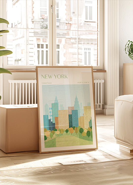 New York, Central Park-Plakat