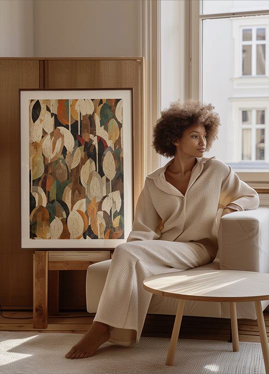 Poster „Mosaic Forest Vibrance“.