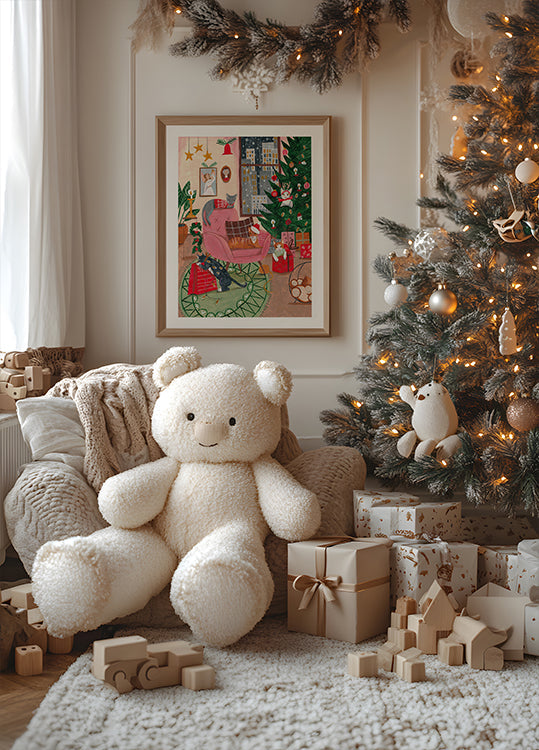 Weihnachtskatzen im NEUEN Poster