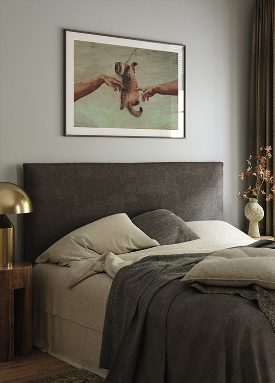 Berührung der Katze