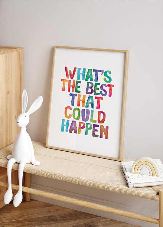 Was ist das Beste, was passieren könnte? Poster kopieren