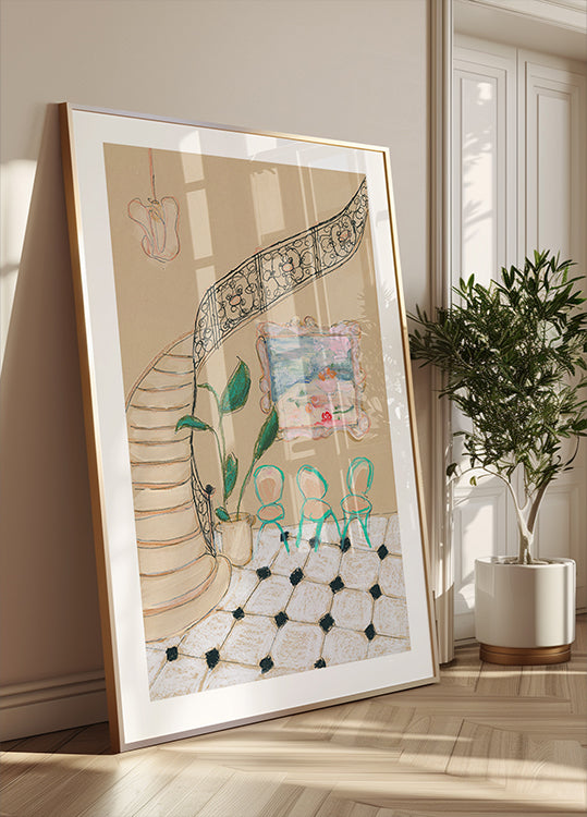 Museumstag in Paris Poster