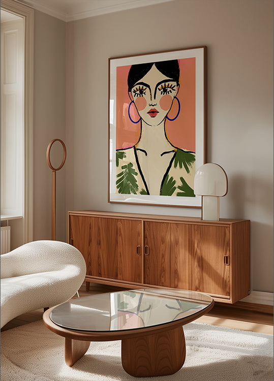 Poster mit mutiger Eleganz