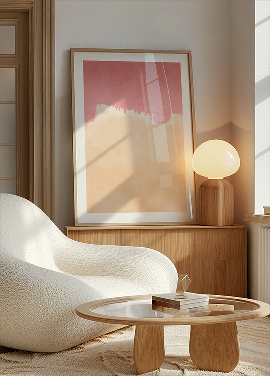 PFIRSICHIGE ROSA HIMMEL (NEU)