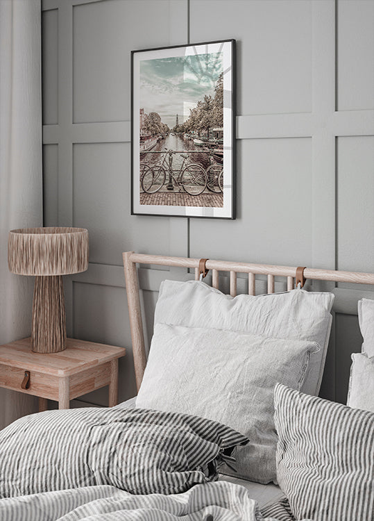 Typical Amsterdam | urban vintage style Plakat - Posterbox