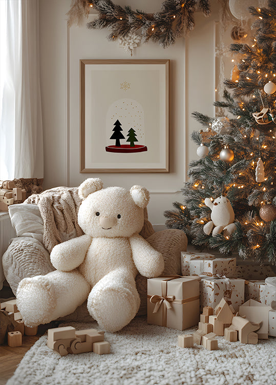 Dancing Snowflakes Poster