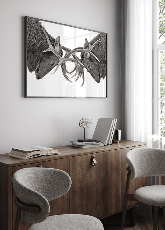 Eye to Eye – Elchkampf-Poster