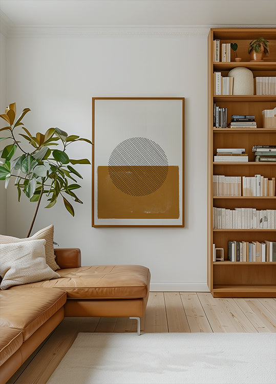 Gestreiftes Horizont-Poster