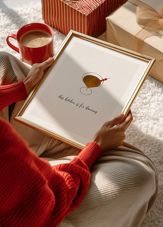 Weihnachtsküchenposter