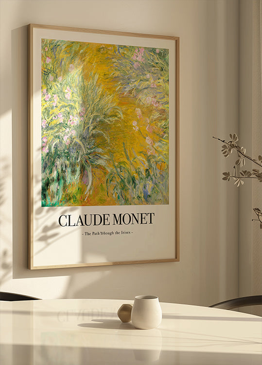 Der Weg durch die Schwertlilien Poster