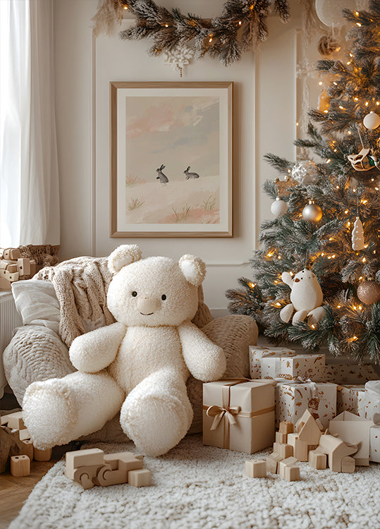 Hasen Im Schnee Poster